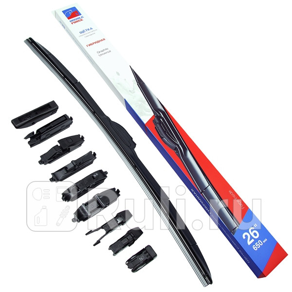 Щетка стеклоочистителя гибридная 650 мм 26 650 мм 26 DOUBLE FORCE DFHY26 690₽