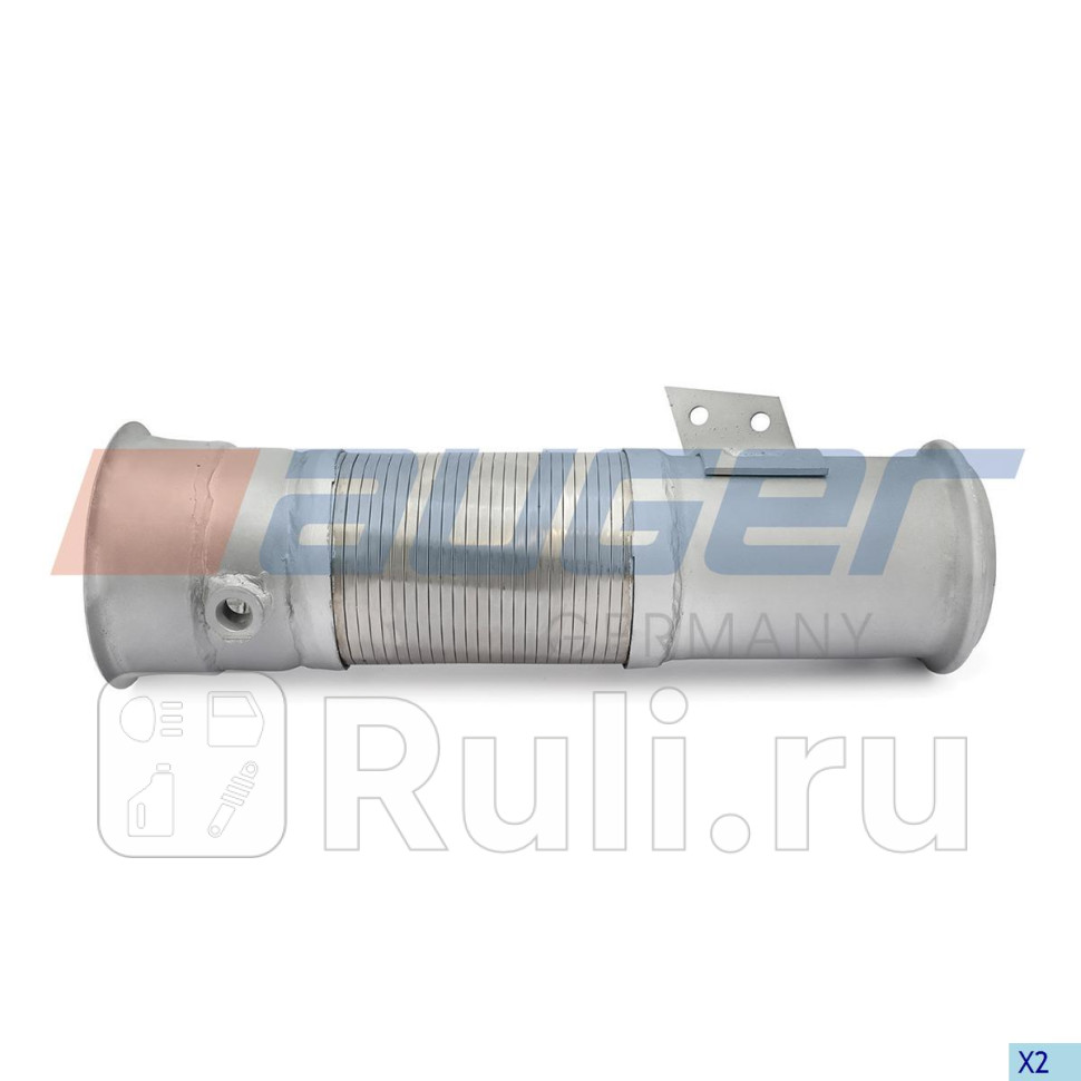 труба передняя с гофрой Scania AUGER 86486 0₽