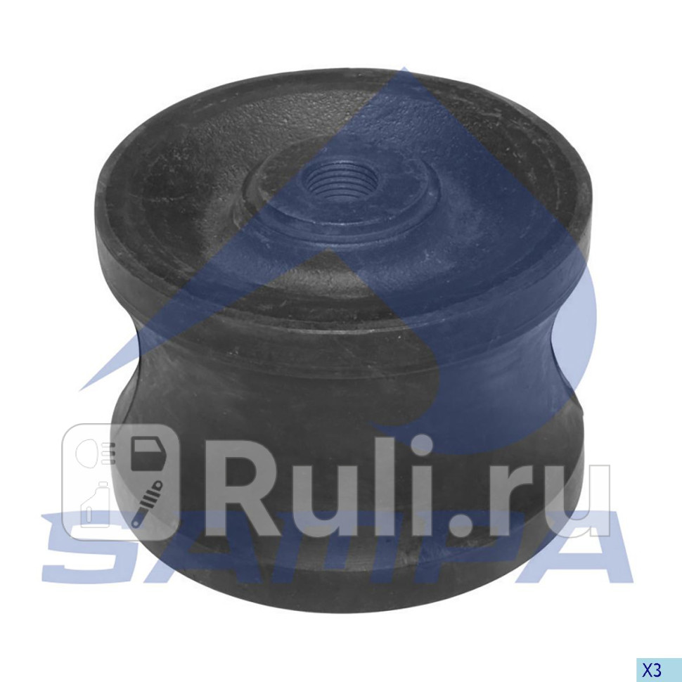 подушка КПП мр M16x15 D-100 H-73 MAN F025152 16292-19462 КРОМЕ D2840 и D2865 Sampa 020104 1580₽