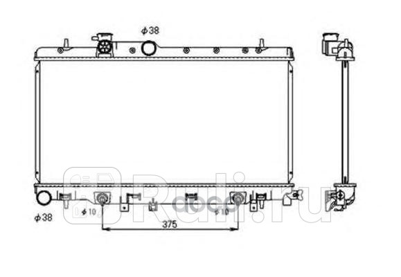 Радиатор NRF 53698 0₽