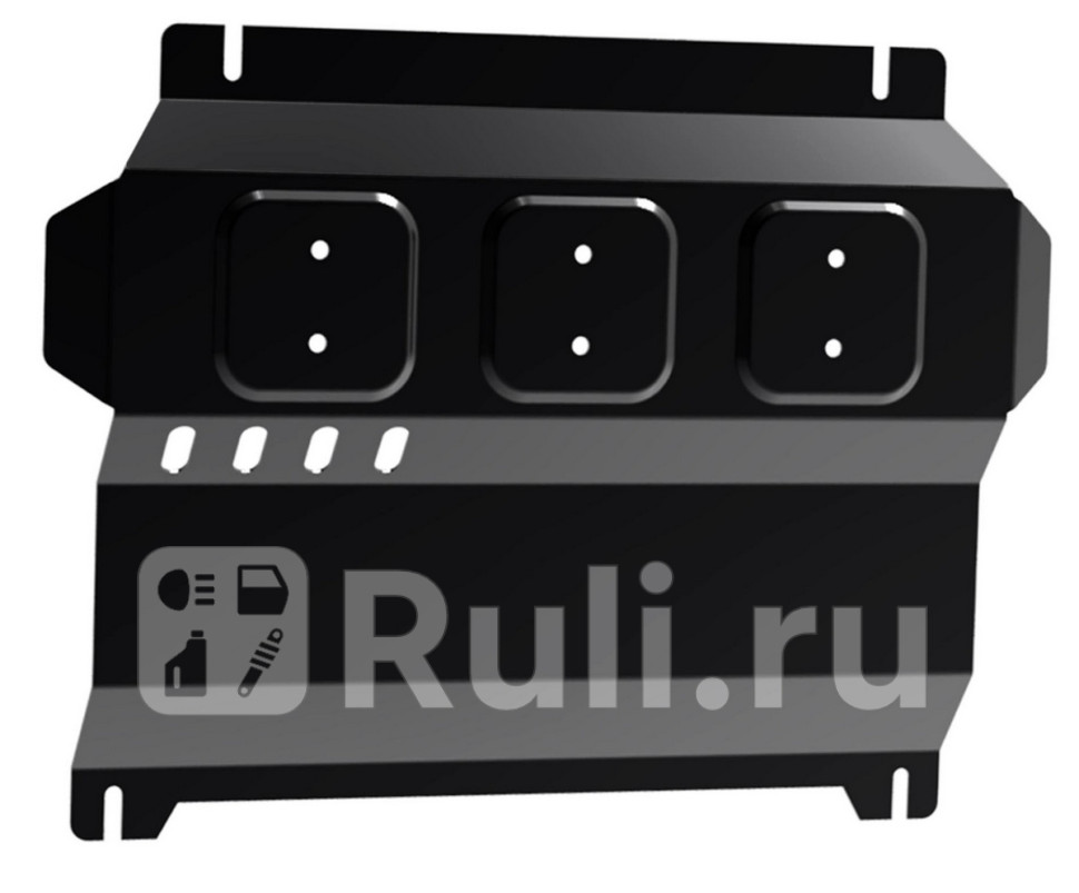 Защита поддона двигателя для Mitsubishi L200 2006-2015 АвтоБроня 111040061 2720₽