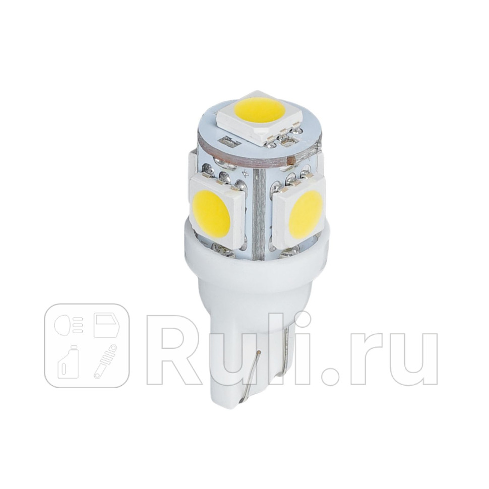 Лампа светодиодная T10 W5W 24В 5LED 5050 Белая AIRLINE AEAR303 80₽
