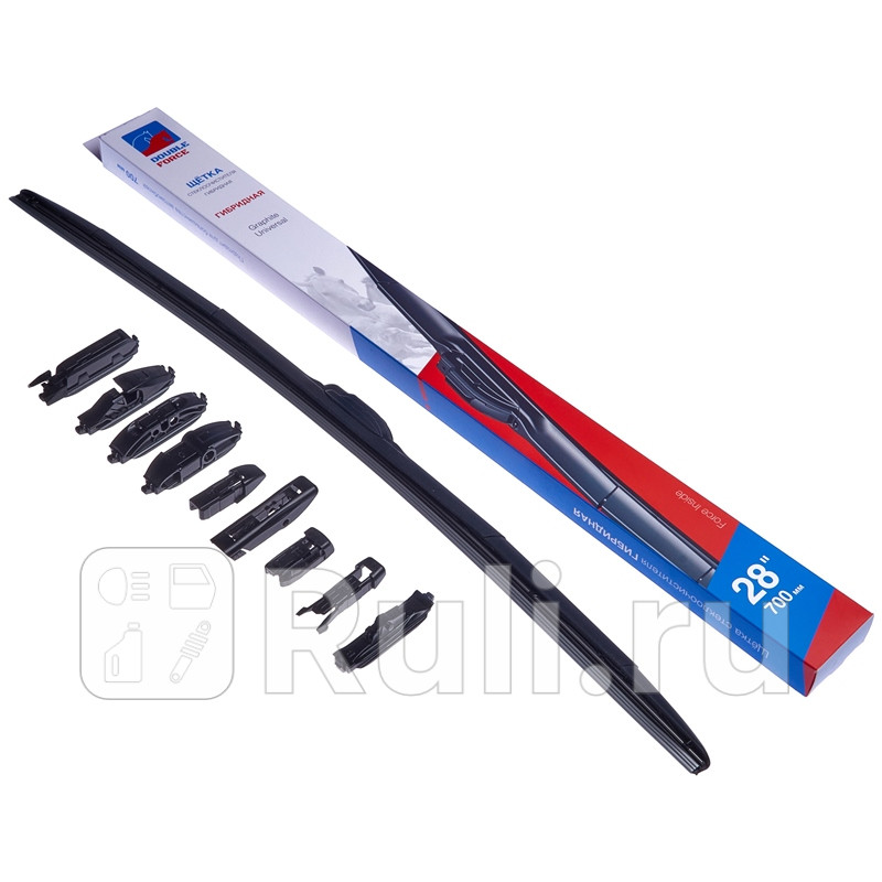 Щетка стеклоочистителя гибридная 700 мм 28 700 мм 28 DOUBLE FORCE DFHY28 710₽
