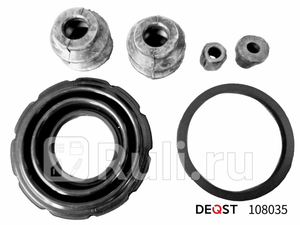 Ремкомплект тормозного суппорта заднего для поршня o 35mm суппорт akebono применяемость nissan DEQST 108035 400₽