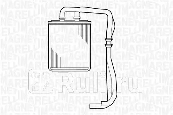 Радиатор отопителя MAGNETI MARELLI 350218309000 18970₽