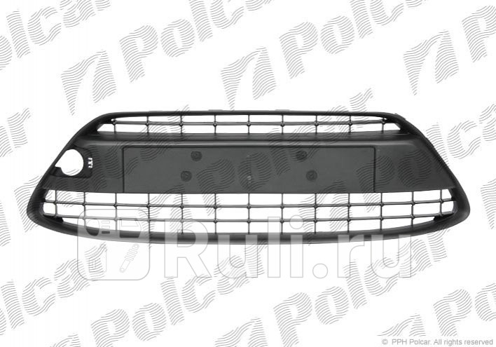 Решетка переднего бампера для Ford Fiesta 6 2008-2012 Polcar 323827-5 1640₽