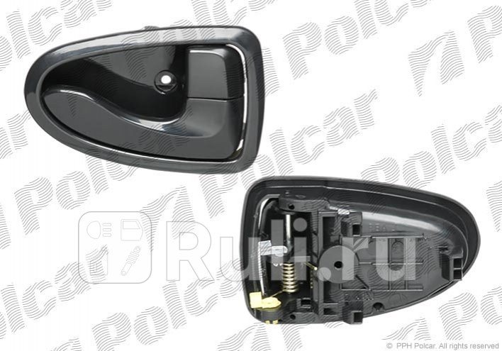 Ручка двери передняя/задняя правая внутренняя для Hyundai Accent ТагАЗ (2000-2006) Polcar 4006ZW42