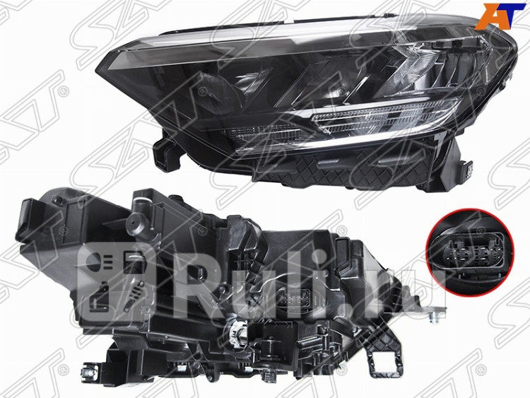 Фара левая (SAT) для Volkswagen Polo (2020-2021) ST-441-11N9ML - купить ...