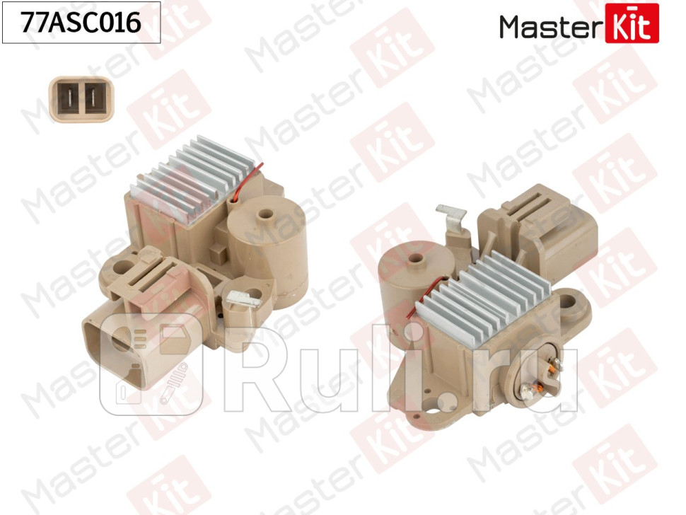 Регулятор напряжения генератора KIA RIO SEPHIA SHUMA 77ASC016 MASTERKIT 77ASC016 1500₽