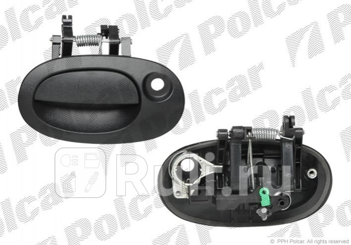 Ручка крышки багажника для Renault Kangoo 1 рестайлинг 2003-2009 Polcar 6061Z-46 2660₽