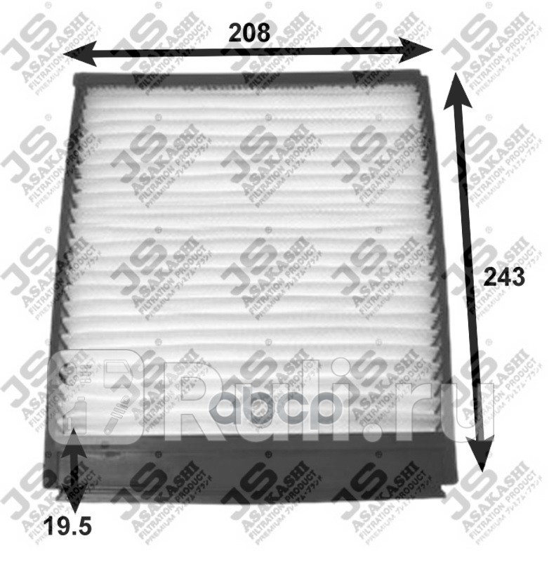 Фильтр салона JS Asakashi AC2506 0₽