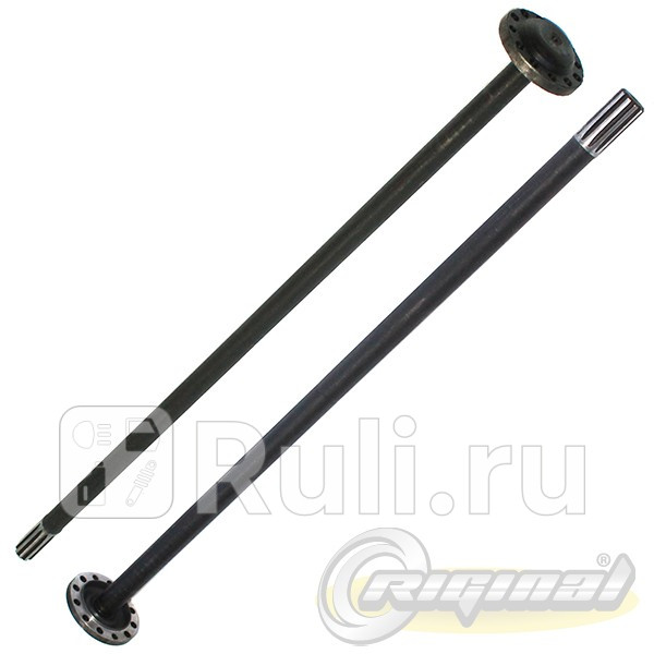 Полуось УАЗ 3162 3163 заднего моста спайсер и гибрид левая L-890 мм Riginal 386953 Riginal RG3162-2403070-01 4100₽