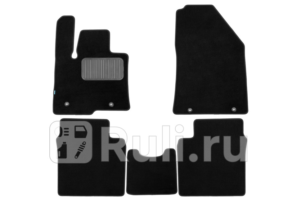 Коврики в салон 5 шт для Zeekr X 2023-2024 Klever KLEVER05A70598110kh 480₽