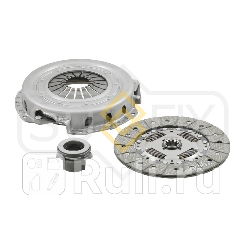 Комплект сцепления 240 mm GAZ Gazelle 28D 10 Gazelle Next 28D Euro 3 13 FK-7001 SUFIX FK-7001 7770₽