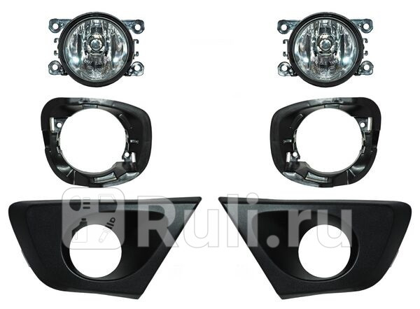 Противотуманные фары (комплект) для Renault Duster рестайлинг (2015-2021) DLAA DRN-9212