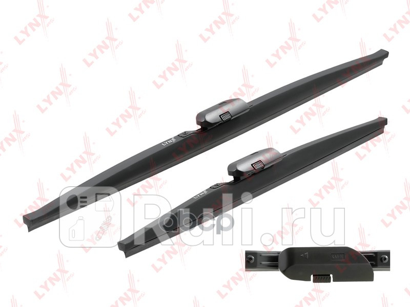 Комплект зимних щеток стеклоочистителя 600мм24430мм17 правлев LYNXAUTO LW6043W 2190₽