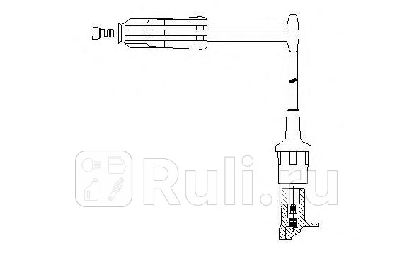 Провода вв к-т mercedes 33cm Bremi 16633 1940₽
