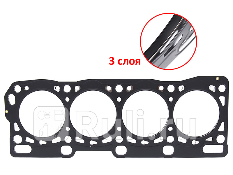 Прокладка ГБЦ MAZDA BONGO/ NISSAN VANETT/KIA BONGO R2  STONE JA-E1005-X