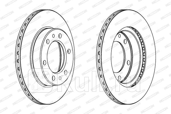 Тормозной диск FERODO DDF347 0₽