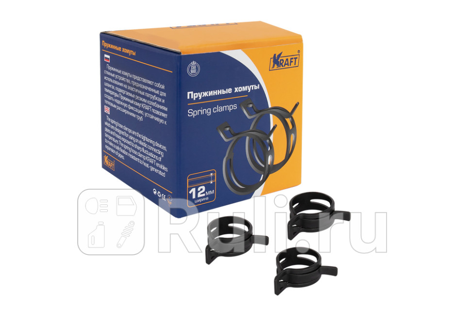 Хомут пружинный 28 мм Kraft KRAFT KT 880548 150₽