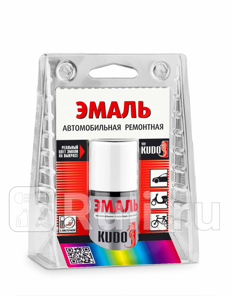 Краска с кисточкой Kudo Колумбийская зелень 322 металлик KUDO KU-70322 280₽