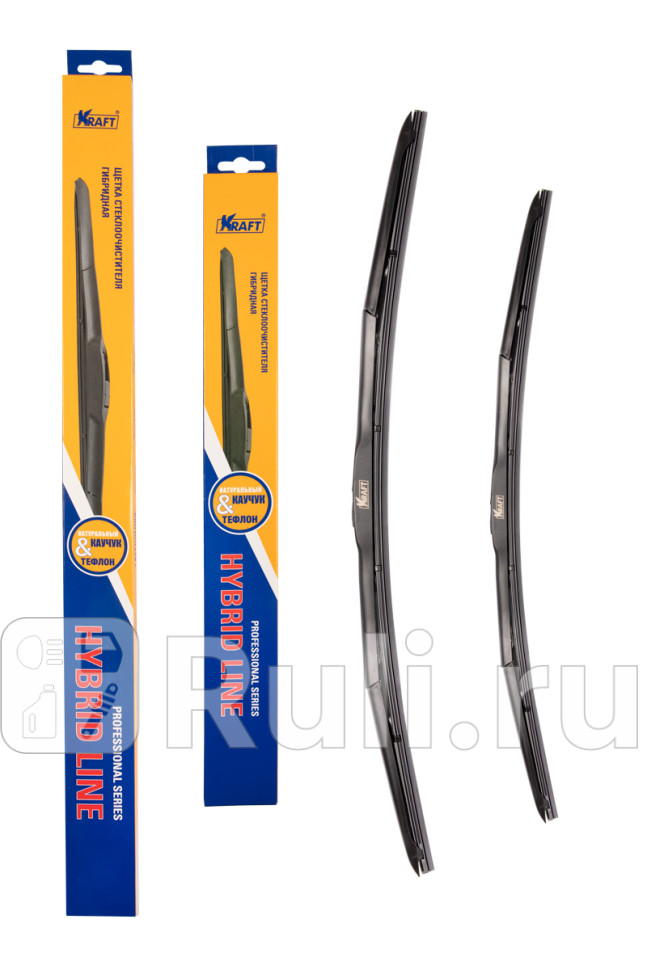 Щетки стеклоочистителя гибридные 650340мм компл KRAFT KT 830869 1180₽