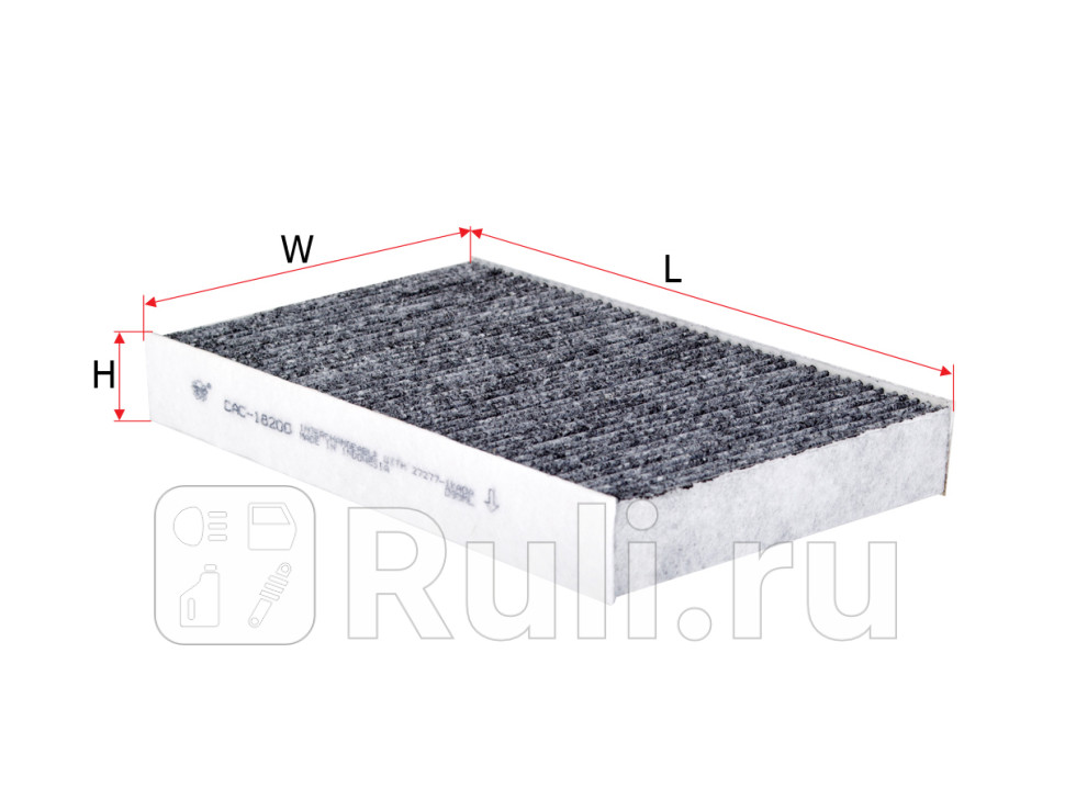 Фильтр салонный для Nissan Sentra 2012-2017 SAKURA CAC18200 990₽