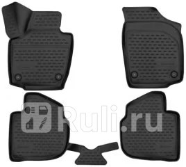 3d коврики в салон 4 шт для Volkswagen Polo 6 2020-2021 Element ELEMENT3D02433210k 2020₽