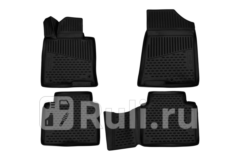 3d коврики в салон 4 шт для Kia Optima 4 рестайлинг 2018-2020 FORMAT FORMAT3D2561210 4550₽