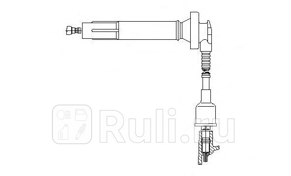 Провод высоковольтный subaru Bremi 3a60e46 1820₽