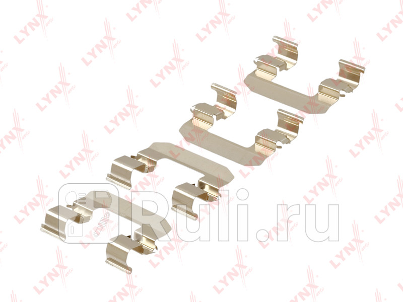 Ремкомплект дисковых тормозных колодок зад Hyundai Terracan HP 01-06 Santa FE SM 01-06 Sorento JC 02-06 LYNXAUTO BC8298 570₽