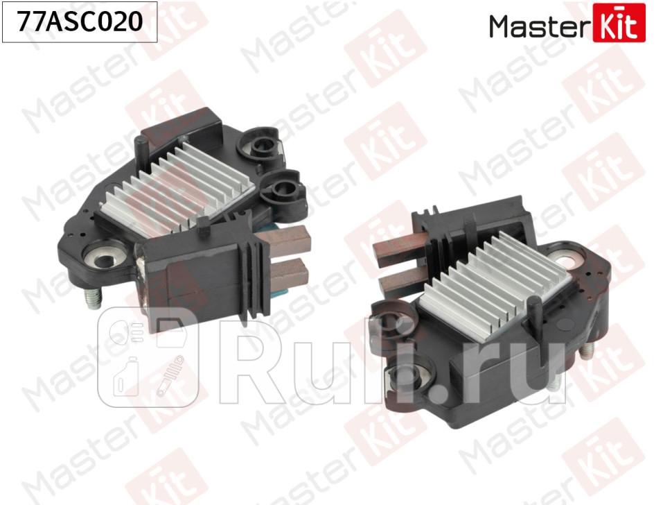 Регулятор напряжения генератора PEUGEOT 206 307 77ASC020 MASTERKIT 77ASC020 2460₽