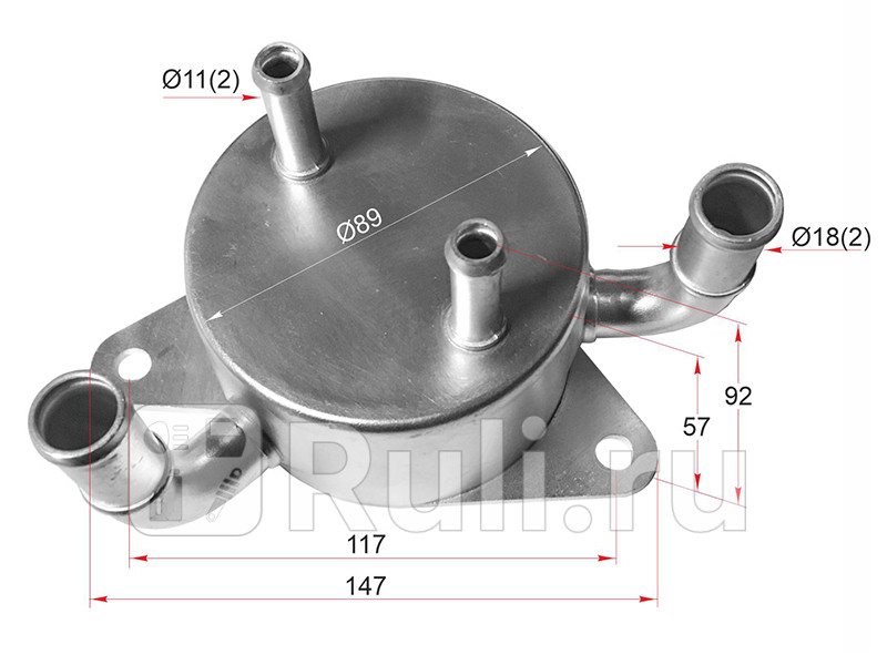 Радиатор масляный для Mazda 5 CW 2010-2015 SAT ST-FSKC199F0 3990₽