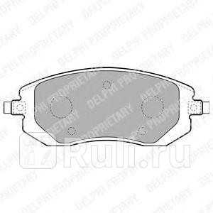 Колодки тормозные дисковые передние для Subaru Forester SJ (2012-2018) DELPHI LP1718