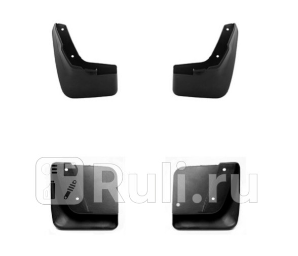 Брызговики комплект для Daewoo Nexia N150 2008-2016 Forward DWNEX08-310-N 820₽