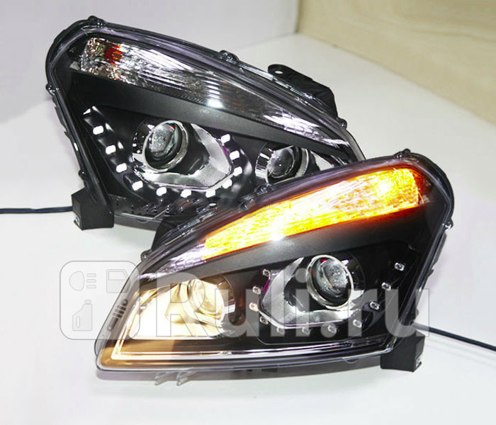 Тюнинг-фары комплект для Nissan Qashqai j10 2008-2012 Tanluuze CS-HL-000342 48900₽