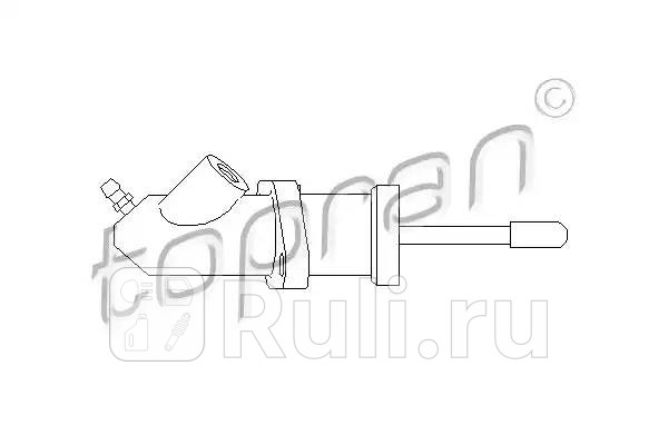 Цилиндр сцепления рабочий HANS PRIES 500507755 0₽