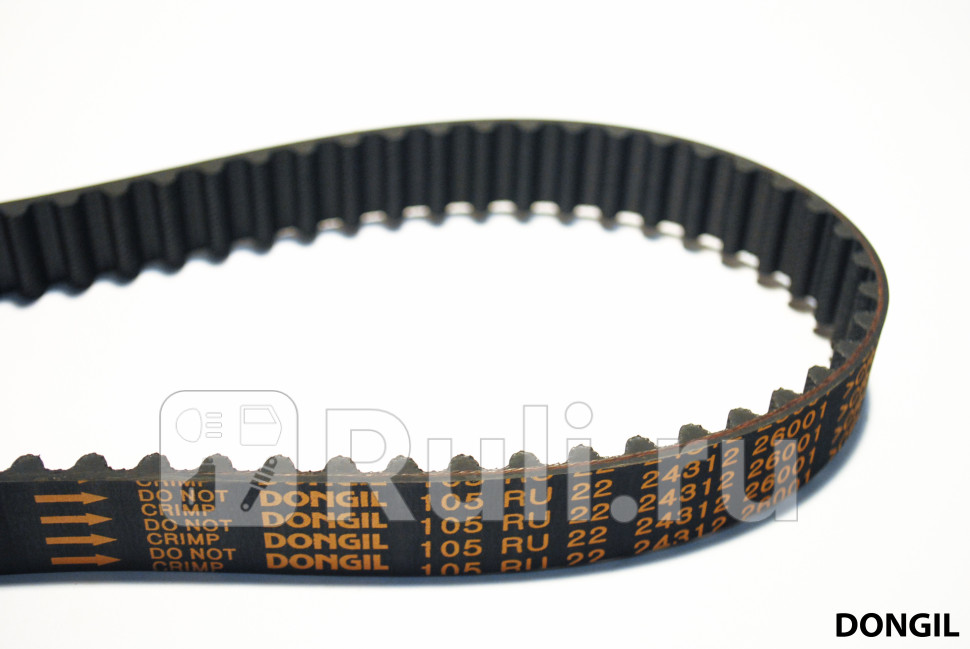 Ремень ГРМ HYUNDAI ACCENT ТагАЗ 00- GETZ 14-16 02-09 ELANTRA XD 00-06 KIA RIO 05-11 DONGIL DONGIL 105RU22 1090₽