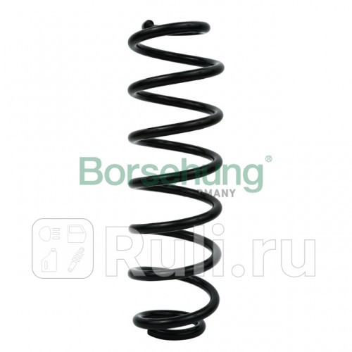 Пружина задняя Skoda SuperB 12-20TDi 09 Borsehung B12624 2860₽
