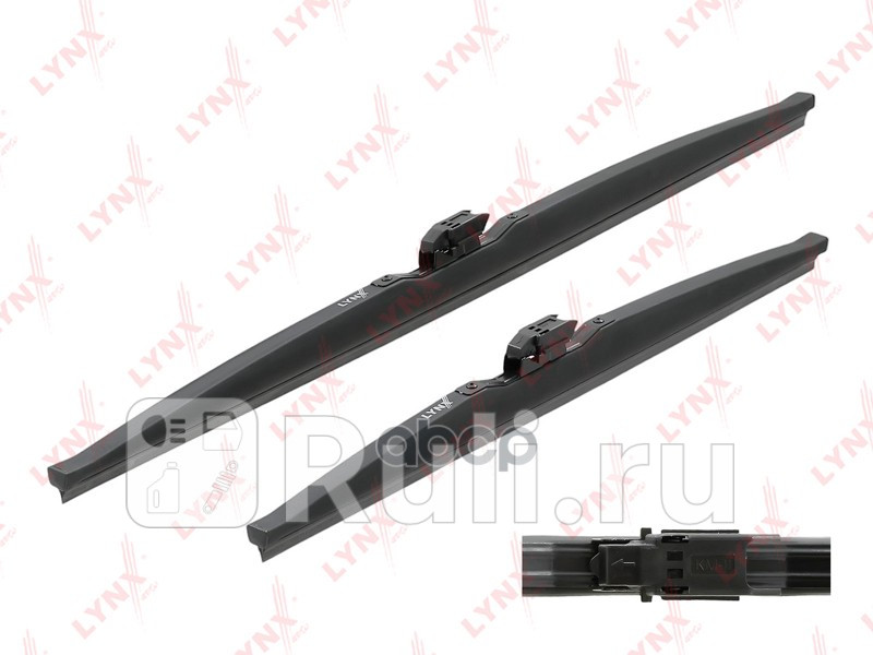 Комплект зимних щеток стеклоочистителя 600мм24450мм18 правлев LYNXAUTO LW6045V 2190₽