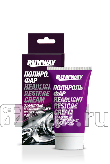 Полироль фар Runway 50 мл Сс RUNWAY RW0501 200₽