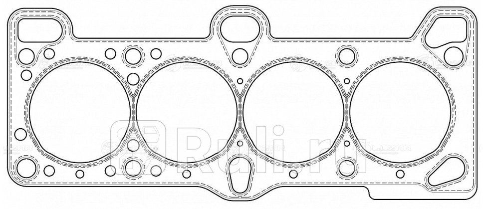Прокладка ГБЦ LUZAR LES 10827 2300₽