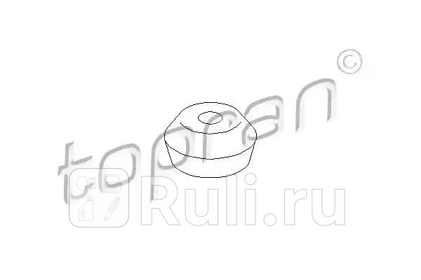 Опора амортизатора HANS PRIES 107 657 001 0₽