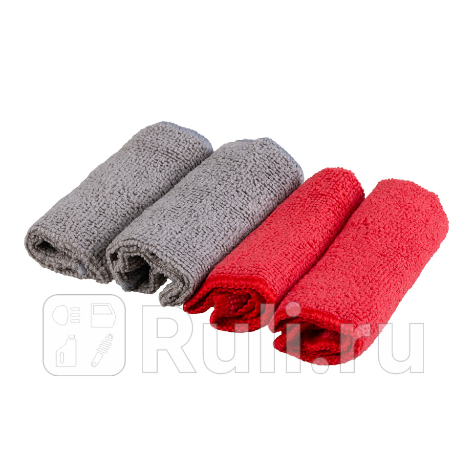 Салфетка Skyway микрофибра рулончики 20 х 20 см 4 шт SKYWAY S03902012 230₽