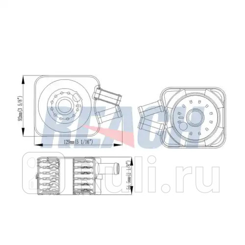 Радиатор масляный VW POLO 6R 09- REACH 12411003 2270₽