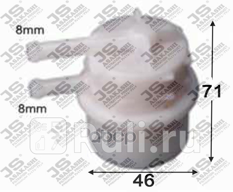 Фильтр топливный JS Asakashi FS328J 0₽