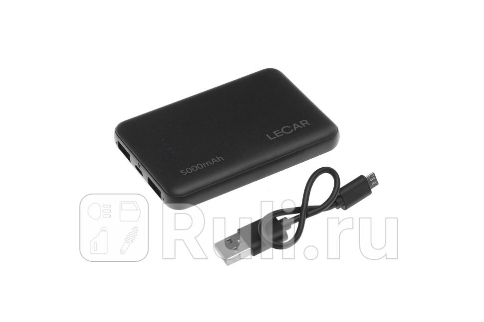 Аккумулятор внешний 5000 mAh USB Lecar LECAR LECAR000013506 1180₽