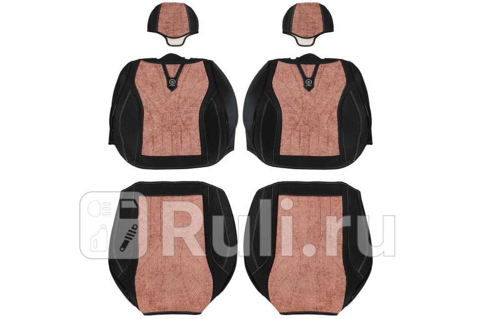 Накидка кожа вставка тканьПариж вставка караловая SEINTEX 317957 5970₽