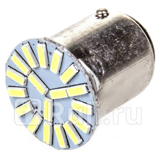 Автолампа диод S25 P215W 12V 18 SMD диодов 2-конт BAY15d Белая SKYWAY в компл 2 шт SKYWAY S08201249 100₽