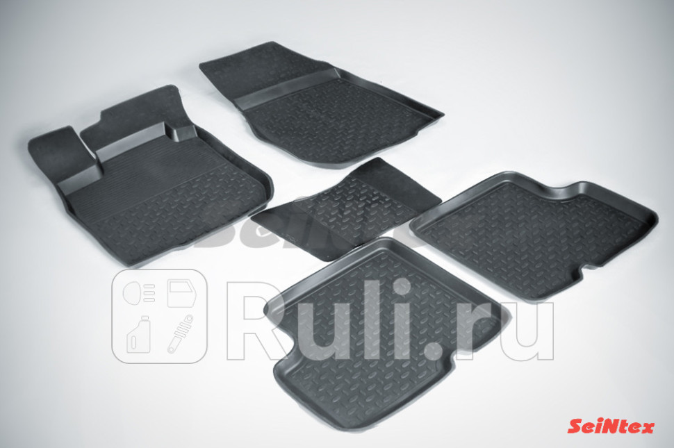 Коврики в салон 5 шт для Renault Logan 1 2004-2009 SEINTEX 01078 3730₽